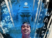 开云app-游泳名将再刷纪录，水流飞扬